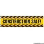 Construction Sale Vinyl Banner