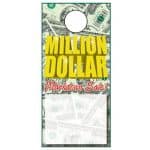Million Dollar Markdown Sale Hang Tag