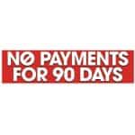 No Payments Vinyl Banner