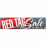 Red Tag Sale Vinyl Banner