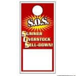 Summer Overstock Selldown Hang Tag - Pack of 50