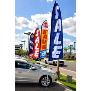 SALE HERE Balloons Car Swooper Banner Feather Flutter Bow Tall Curved Top Flag 