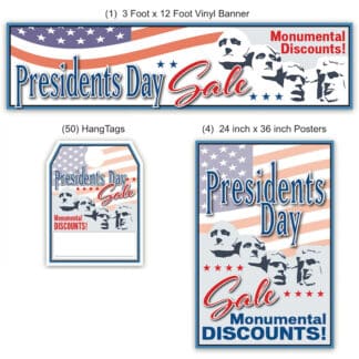 Presidents Day Monumental Discounts Promotional Package