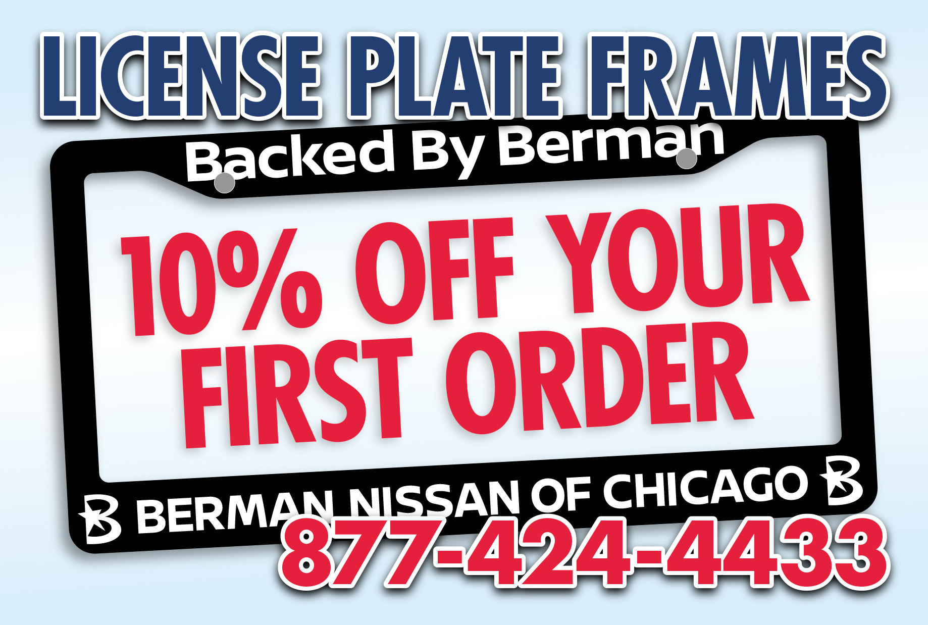 License Plate Frames Shake Up Your Showroom Your Online Store For